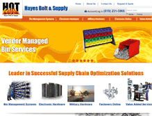 Tablet Screenshot of hayesbolt.com